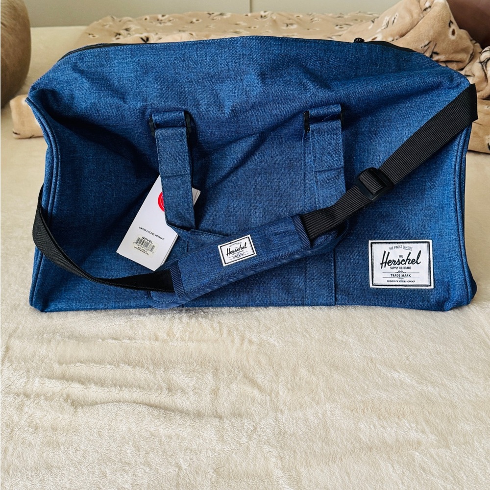 Herschel Supply Company Denim Blue Duffel Bag